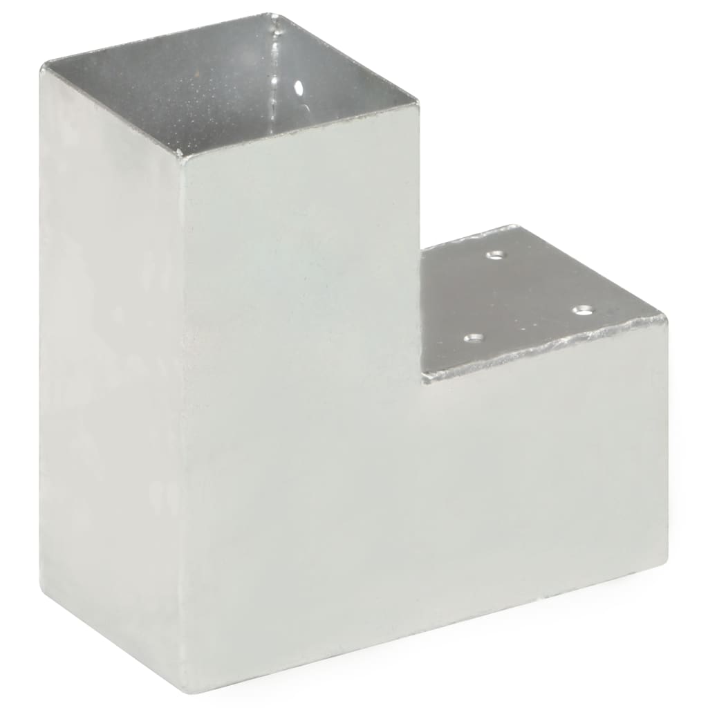 Paalverbinding L-vorm 91x91 mm gegalvaniseerd metaal is nu te koop bij PeponiXL, paradijselijk wonen!
