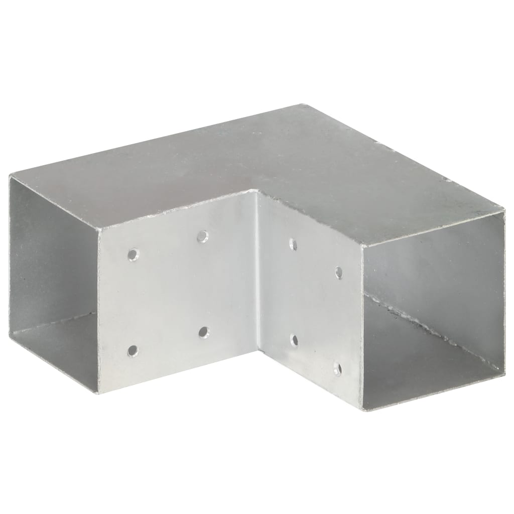 Paalverbinding L-vorm 91x91 mm gegalvaniseerd metaal is nu te koop bij PeponiXL, paradijselijk wonen!