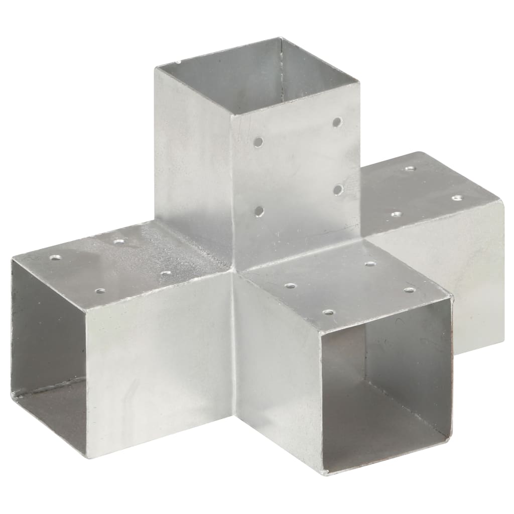 Paalverbinding X-vorm 91x91 mm gegalvaniseerd metaal is nu te koop bij PeponiXL, paradijselijk wonen!