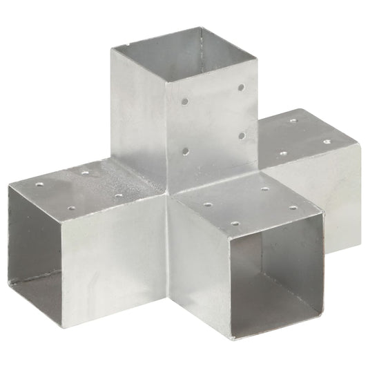 Paalverbinding X-vorm 91x91 mm gegalvaniseerd metaal is nu te koop bij PeponiXL, paradijselijk wonen!