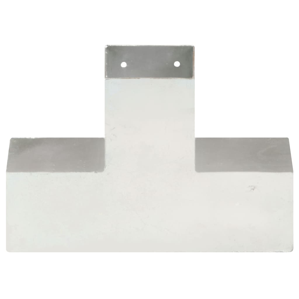 Paalverbindingen 4 st X-vorm 91x91 mm gegalvaniseerd metaal is nu te koop bij PeponiXL, paradijselijk wonen!