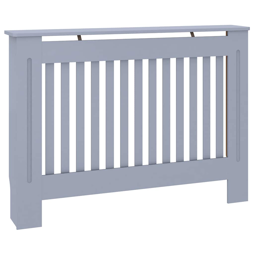 Radiatorombouw 112x19x81,5 cm bewerkt hout grijs is nu te koop bij PeponiXL, paradijselijk wonen!