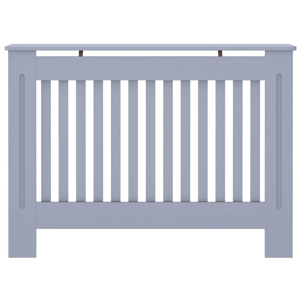 Radiatorombouw 112x19x81,5 cm bewerkt hout grijs is nu te koop bij PeponiXL, paradijselijk wonen!