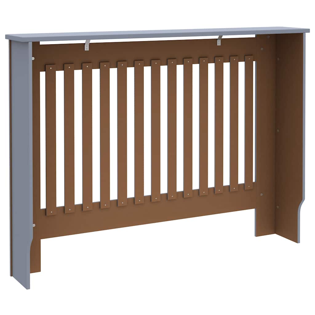 Radiatorombouw 112x19x81,5 cm bewerkt hout grijs is nu te koop bij PeponiXL, paradijselijk wonen!