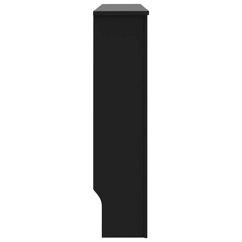 Radiatorombouw 112x19x81,5 cm bewerkt hout zwart is nu te koop bij PeponiXL, paradijselijk wonen!
