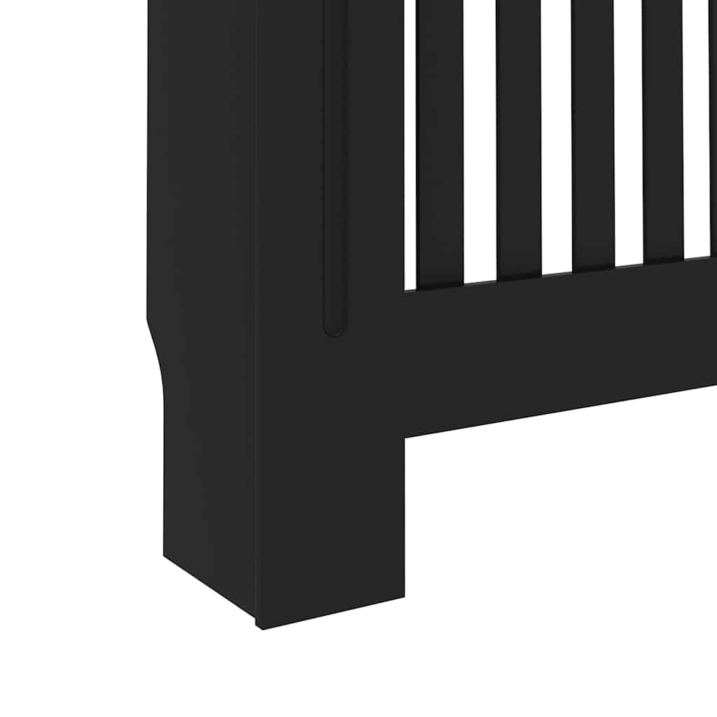 Radiatorombouw 112x19x81,5 cm bewerkt hout zwart is nu te koop bij PeponiXL, paradijselijk wonen!
