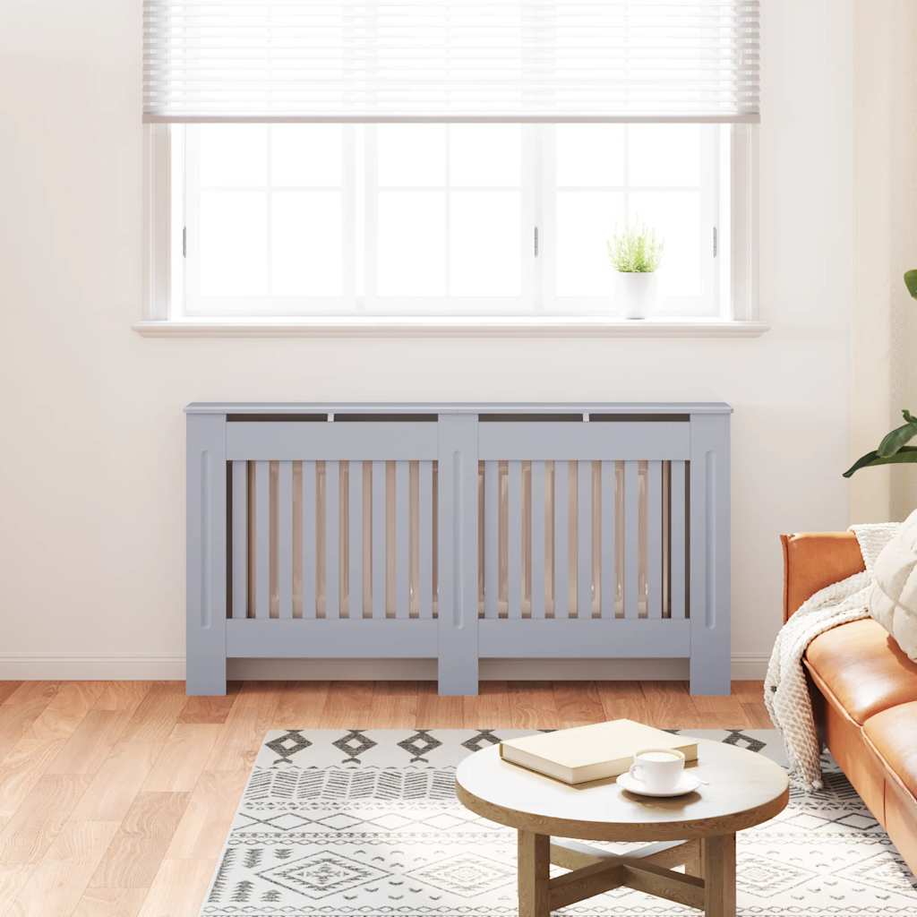 Radiatorombouw 152x19x81,5 cm MDF antraciet is nu te koop bij PeponiXL, paradijselijk wonen!