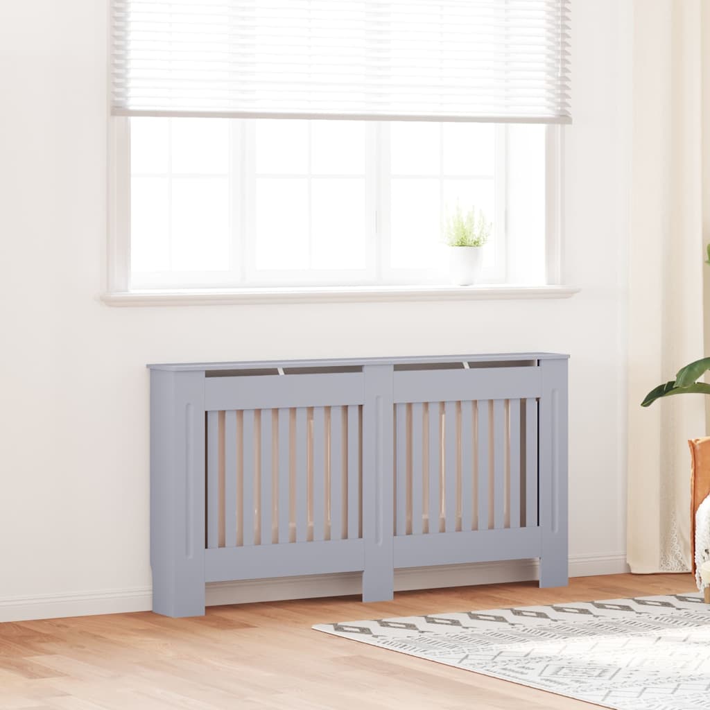 Radiatorombouw 152x19x81,5 cm MDF antraciet is nu te koop bij PeponiXL, paradijselijk wonen!