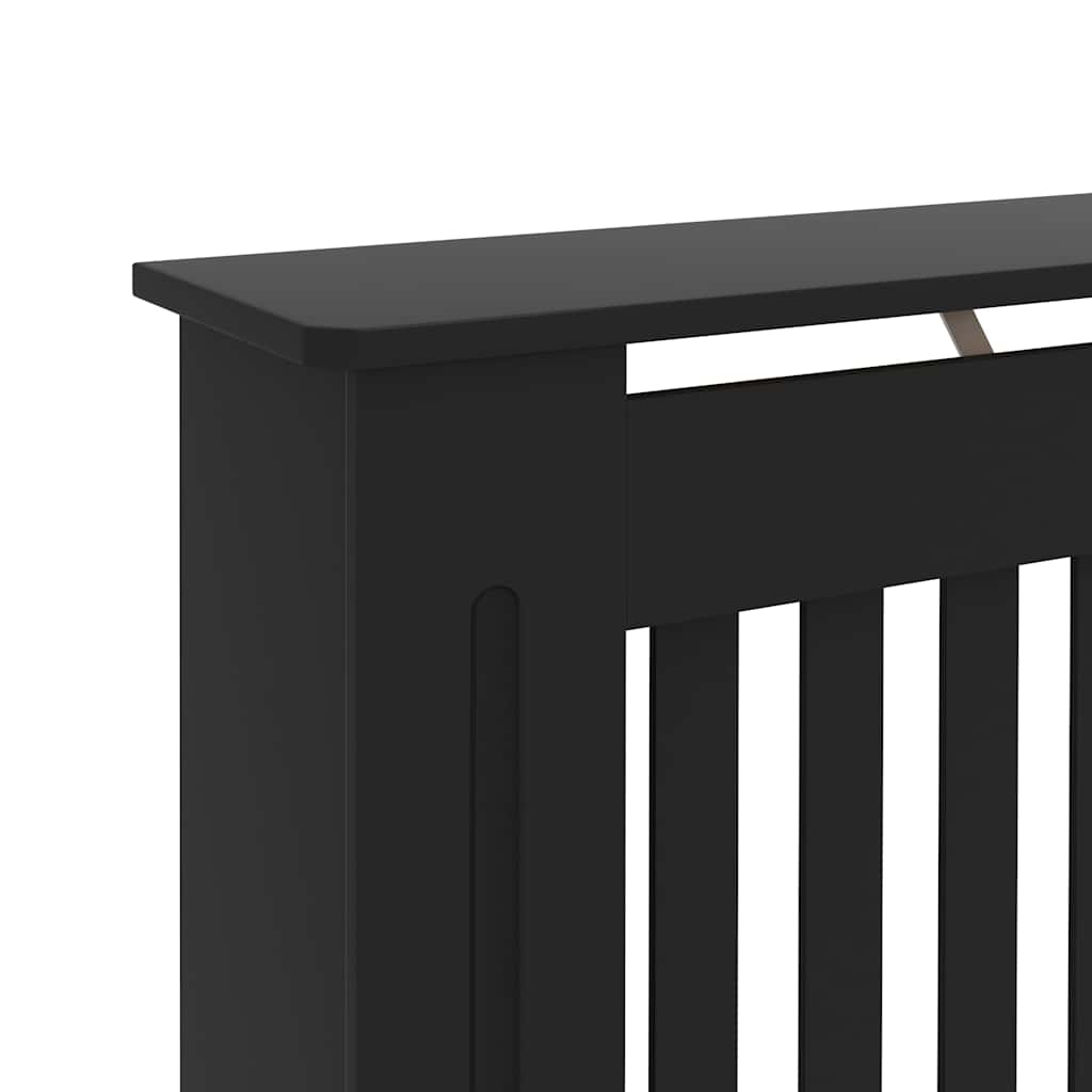 Radiatorombouw 172x19x81,5 cm bewerkt hout zwart is nu te koop bij PeponiXL, paradijselijk wonen!