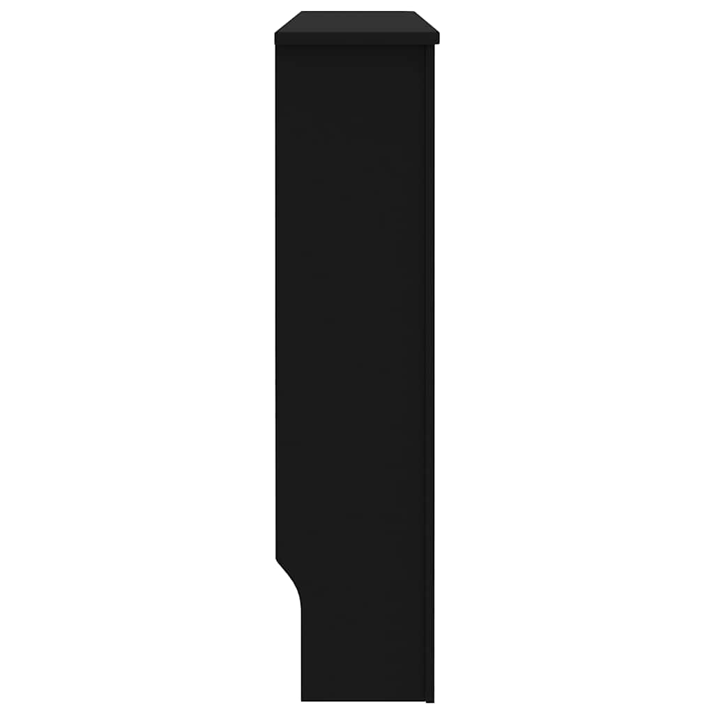 Radiatorombouw 112x19x81,5 cm MDF zwart is nu te koop bij PeponiXL, paradijselijk wonen!