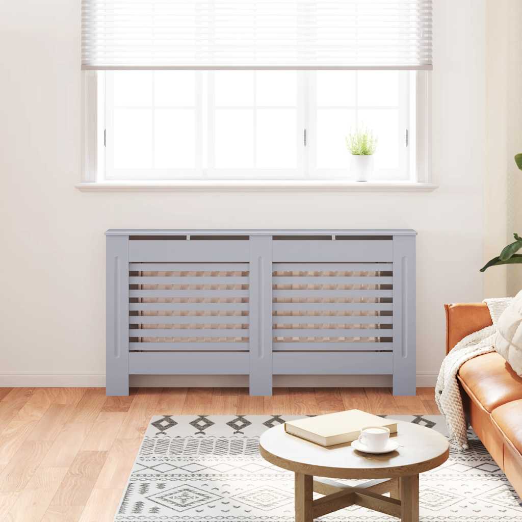 Radiatorombouw 152x19x81,5 cm MDF antraciet is nu te koop bij PeponiXL, paradijselijk wonen!