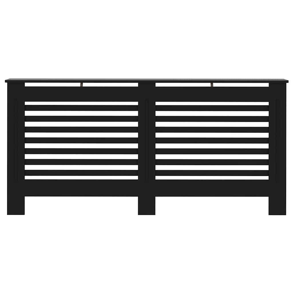 Radiatorombouw 172x19x81,5 cm MDF zwart is nu te koop bij PeponiXL, paradijselijk wonen!
