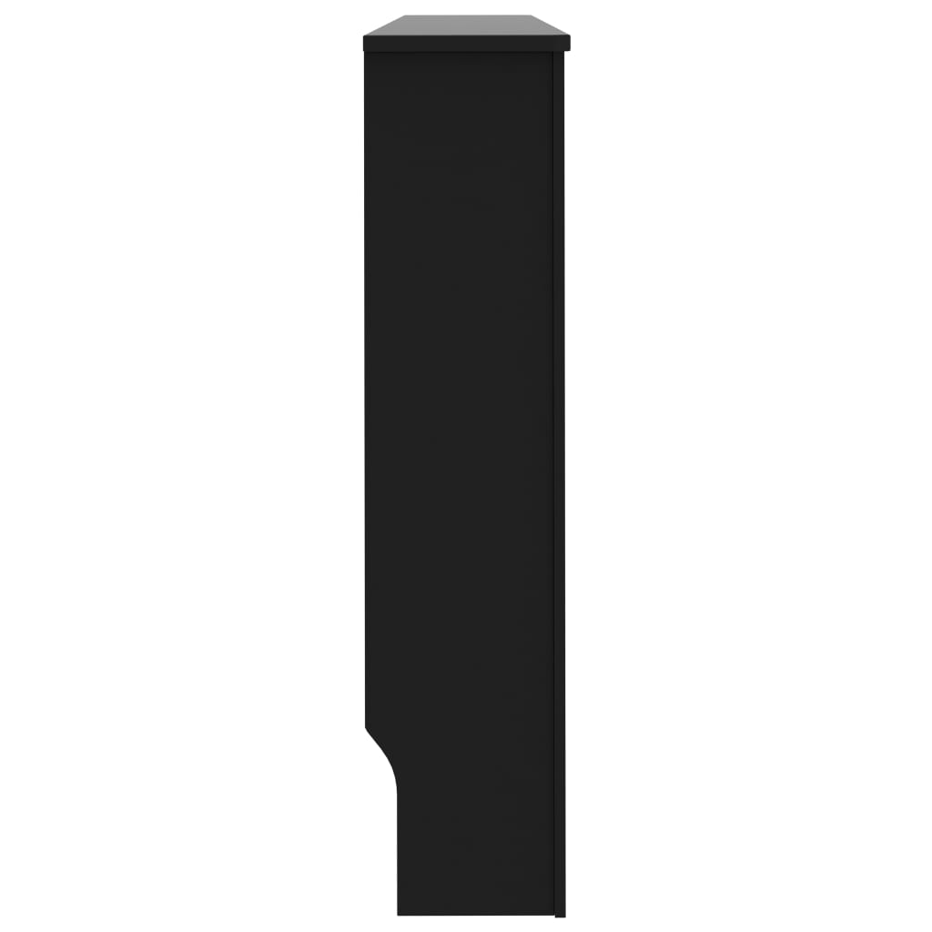 Radiatorombouw 152x19x81,5 cm MDF zwart is nu te koop bij PeponiXL, paradijselijk wonen!