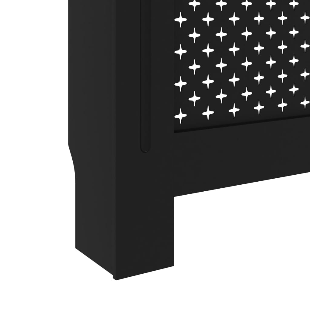 Radiatorombouw 152x19x81,5 cm MDF zwart is nu te koop bij PeponiXL, paradijselijk wonen!