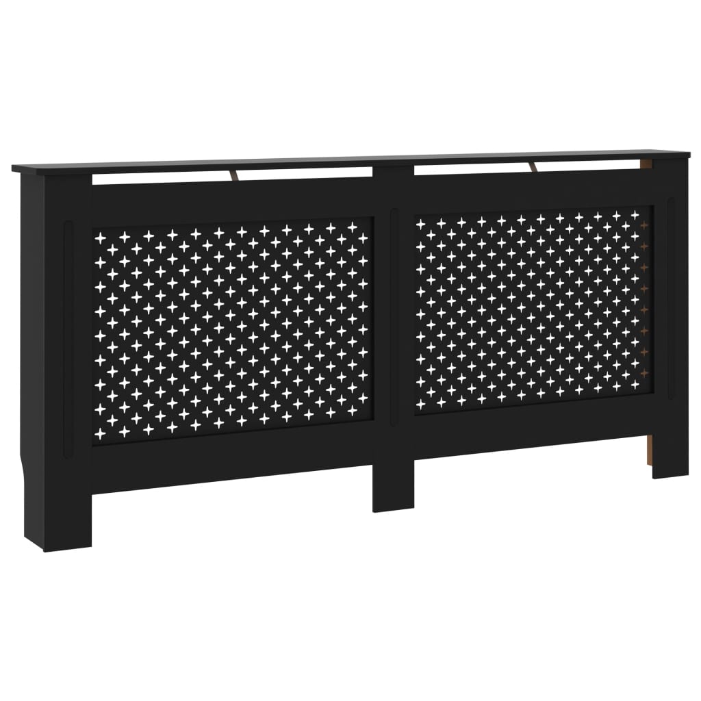 Radiatorombouw 172x19x81,5 cm MDF zwart is nu te koop bij PeponiXL, paradijselijk wonen!