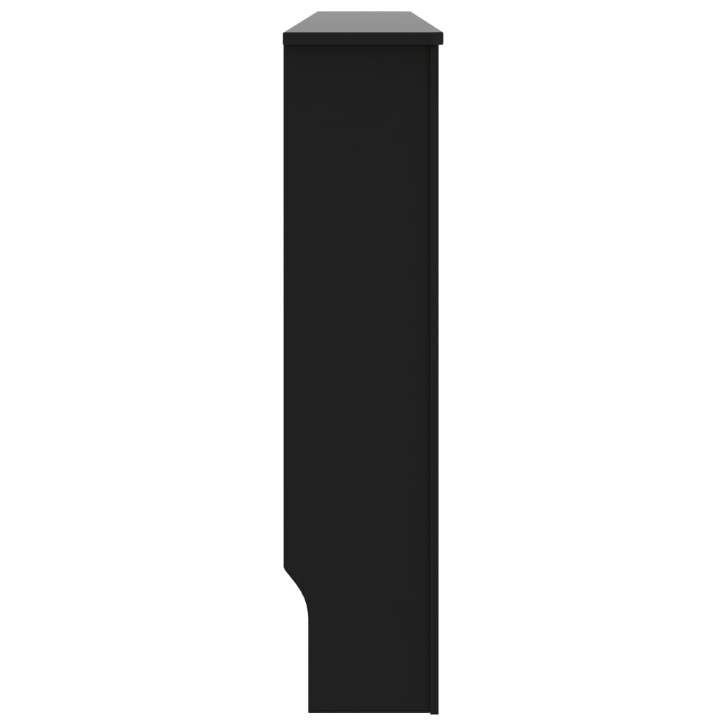 Radiatorombouw 172x19x81,5 cm MDF zwart is nu te koop bij PeponiXL, paradijselijk wonen!
