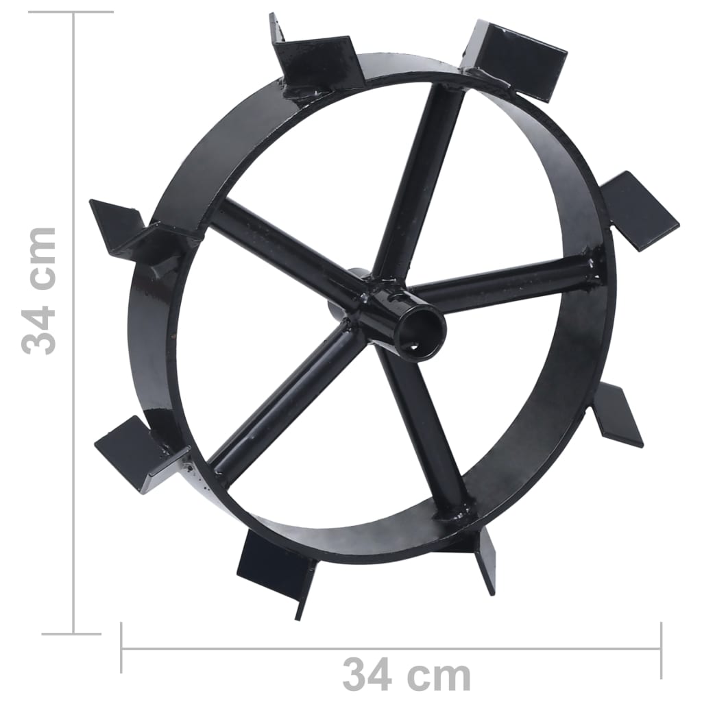 Wielen voor 6,5 pk benzinefrees 2 st metaal is nu te koop bij PeponiXL, paradijselijk wonen!