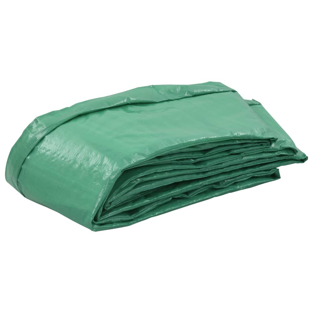 Veiligheidsmat voor 3,96 m ronde trampoline PE groen is nu te koop bij PeponiXL, paradijselijk wonen!