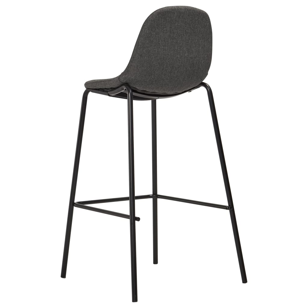 3-delige Barset stof donkergrijs is nu te koop bij PeponiXL, paradijselijk wonen!