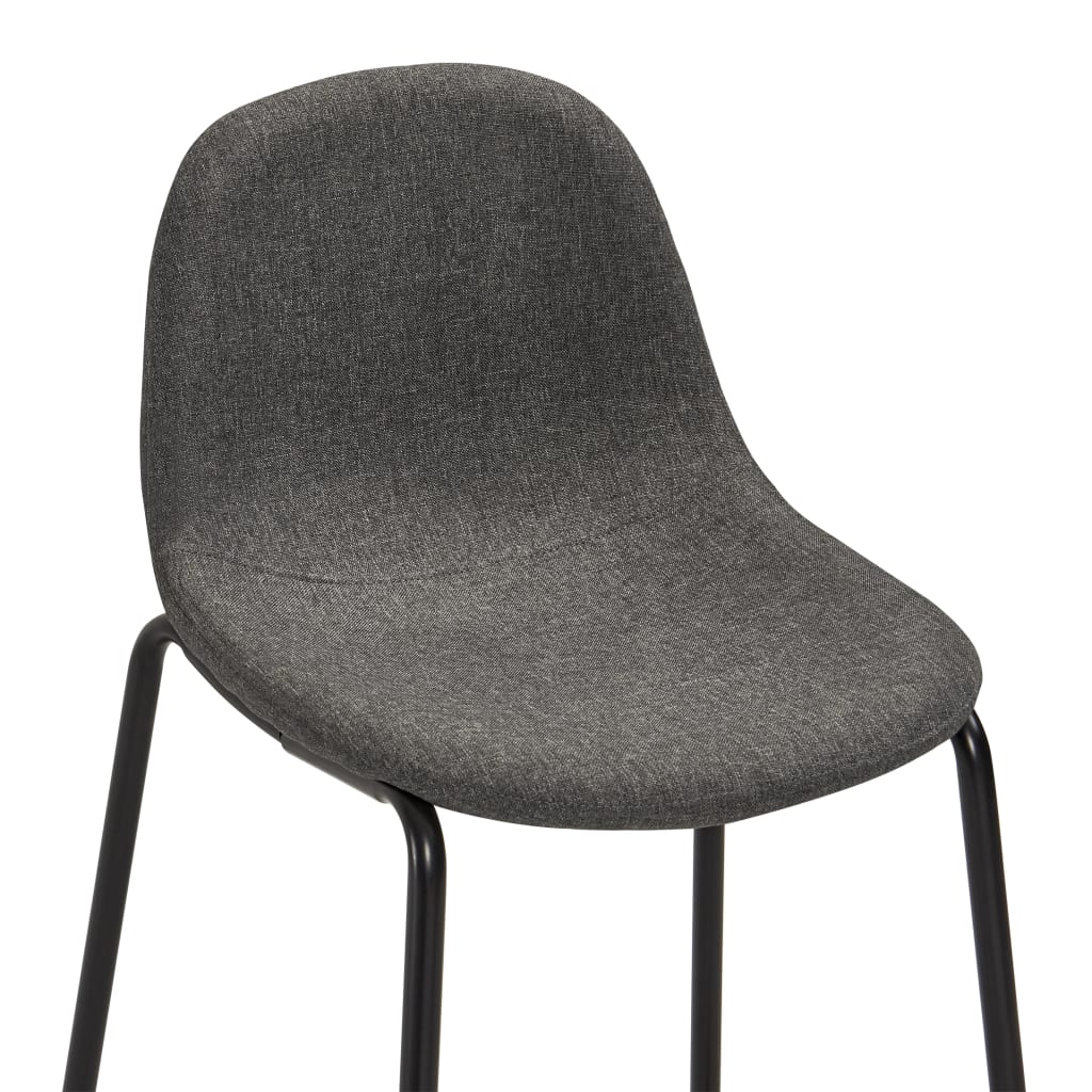 5-delige Barset stof donkergrijs is nu te koop bij PeponiXL, paradijselijk wonen!