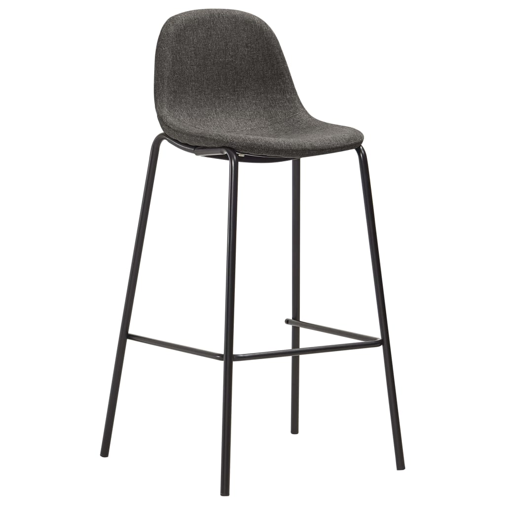 Barstoelen 6 st stof donkergrijs is nu te koop bij PeponiXL, paradijselijk wonen!