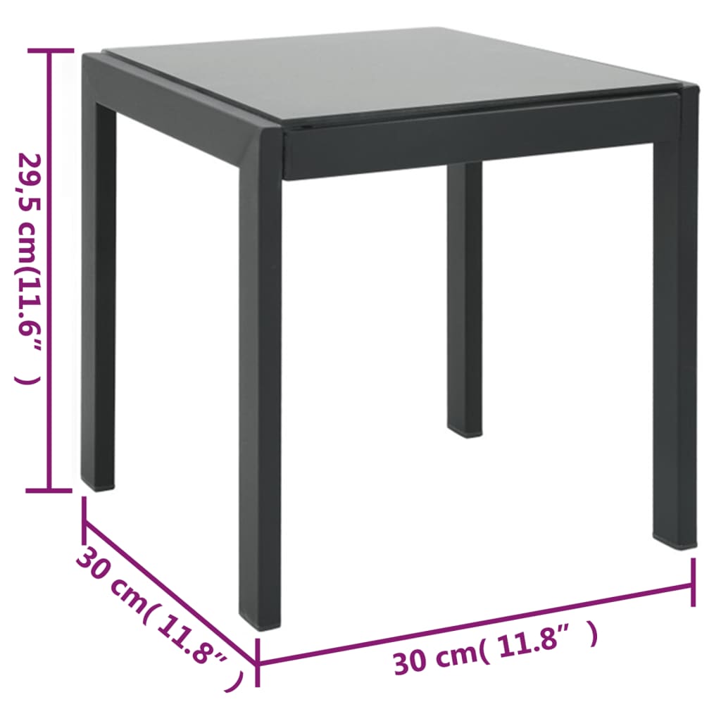 Ligbedden 2 st met tafel textileen en staal is nu te koop bij PeponiXL, paradijselijk wonen!