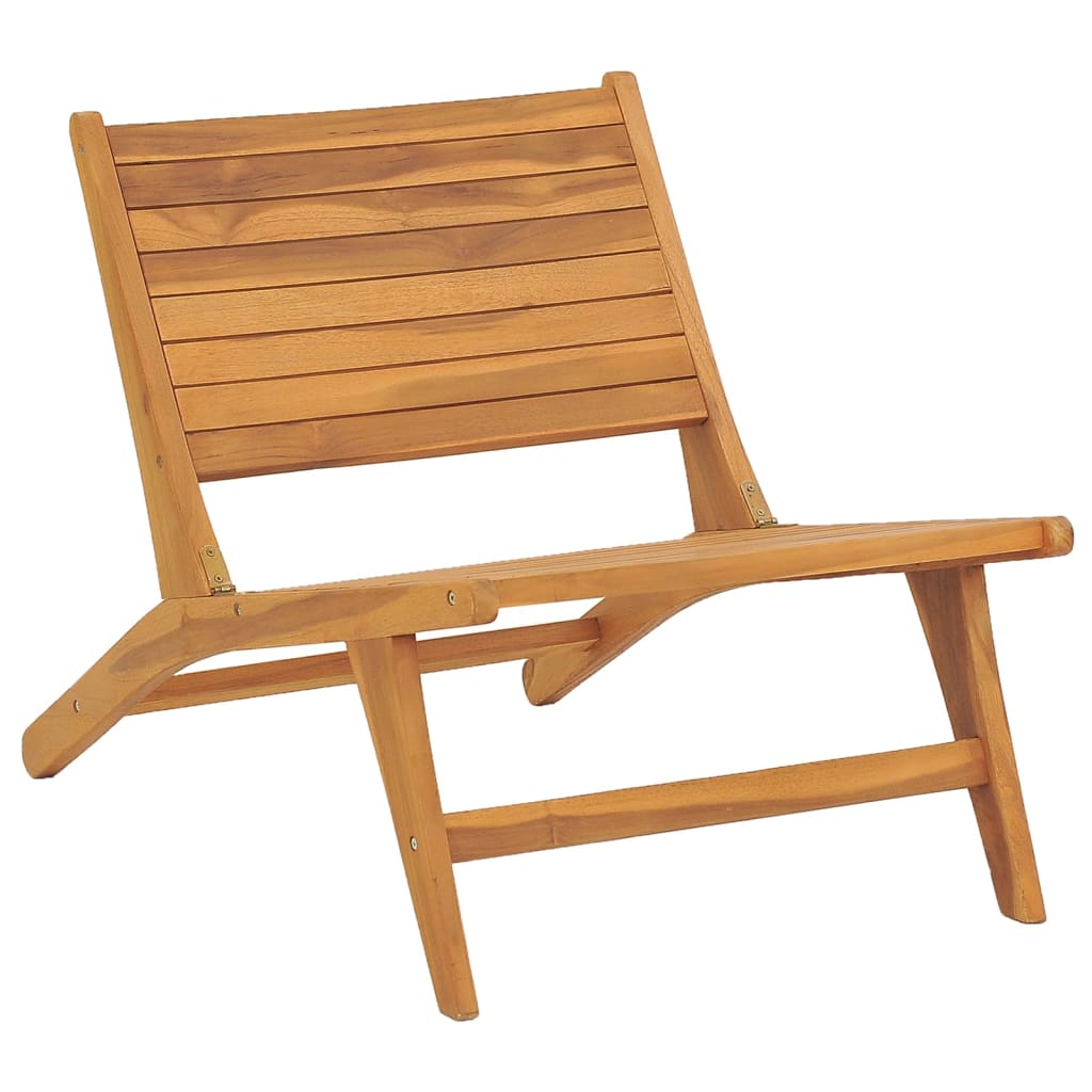 Tuinstoel met voetensteun massief teakhout is nu te koop bij PeponiXL, paradijselijk wonen!