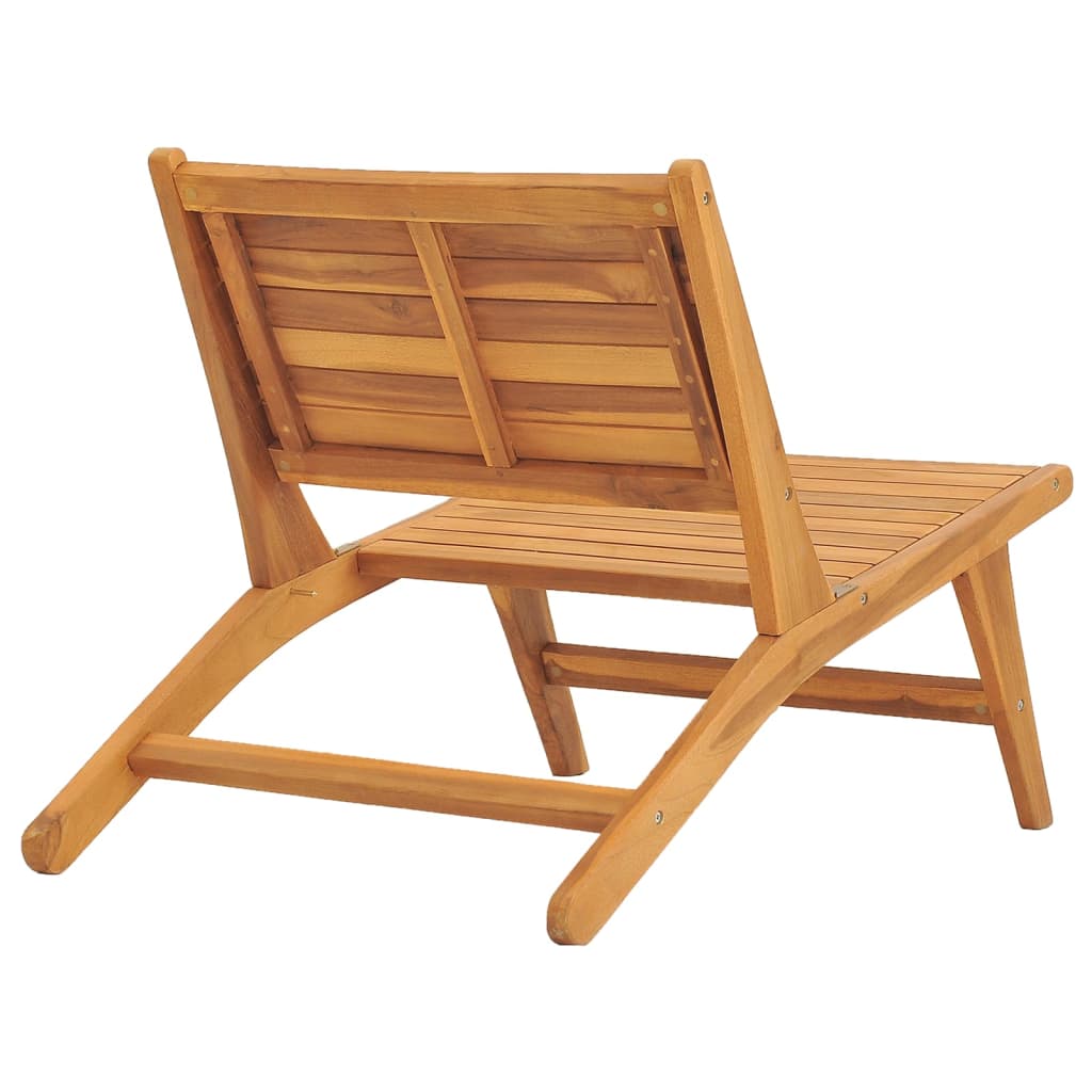 Tuinstoel met voetensteun massief teakhout is nu te koop bij PeponiXL, paradijselijk wonen!