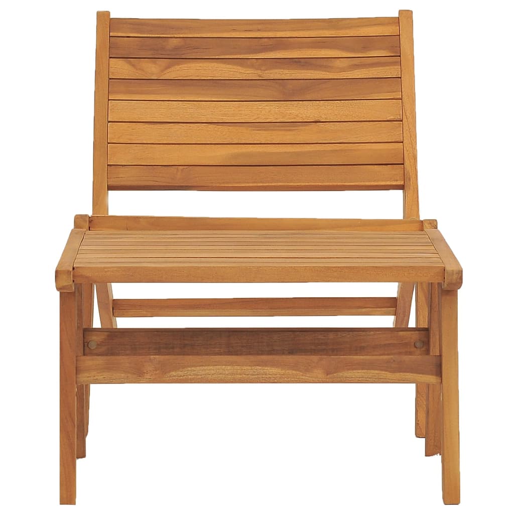 Tuinstoel met voetensteun massief teakhout is nu te koop bij PeponiXL, paradijselijk wonen!