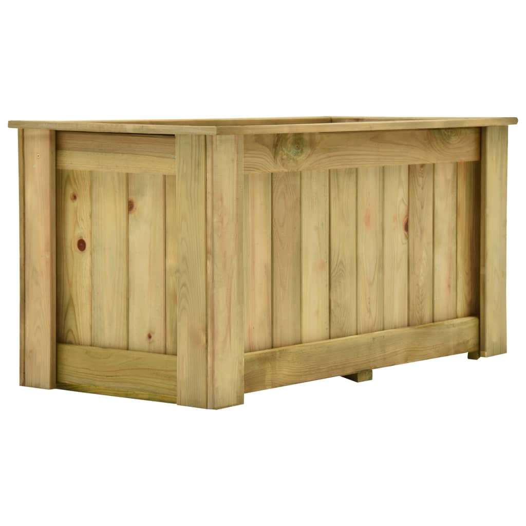Plantenbak verhoogd 100x50x50 cm geïmpregneerd grenenhout is nu te koop bij PeponiXL, paradijselijk wonen!