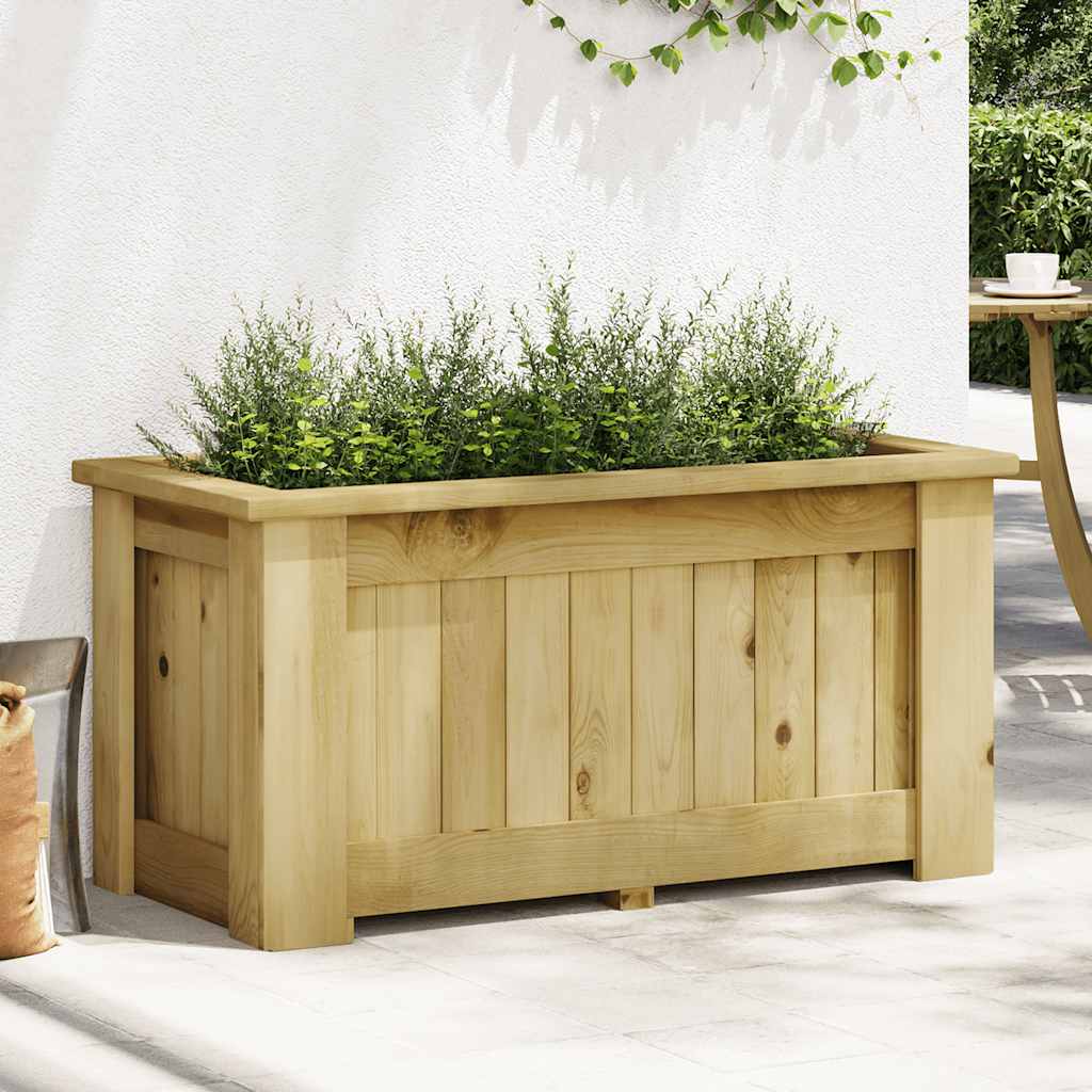 Plantenbak verhoogd 100x50x50 cm geïmpregneerd grenenhout is nu te koop bij PeponiXL, paradijselijk wonen!