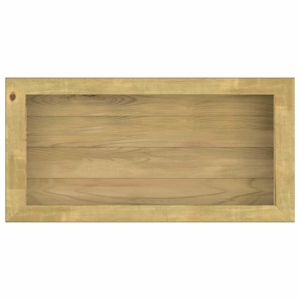 Plantenbak verhoogd 100x50x50 cm geïmpregneerd grenenhout is nu te koop bij PeponiXL, paradijselijk wonen!