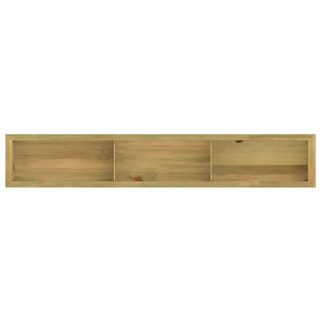 Plantenbak verhoogd 291x50x50 cm geïmpregneerd grenenhout is nu te koop bij PeponiXL, paradijselijk wonen!