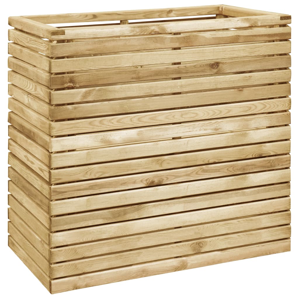 Plantenbak verhoogd 100x50x100 cm geïmpregneerd grenenhout is nu te koop bij PeponiXL, paradijselijk wonen!