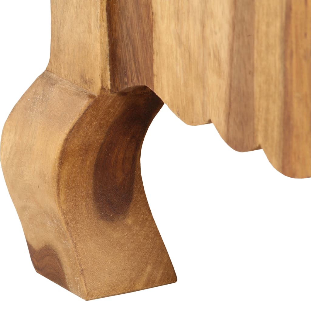 Tv-meubel 115x30x42 cm massief acaciahout is nu te koop bij PeponiXL, paradijselijk wonen!