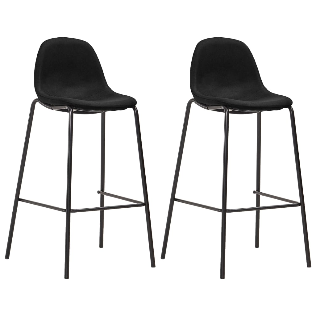 3-delige Barset stof zwart is nu te koop bij PeponiXL, paradijselijk wonen!