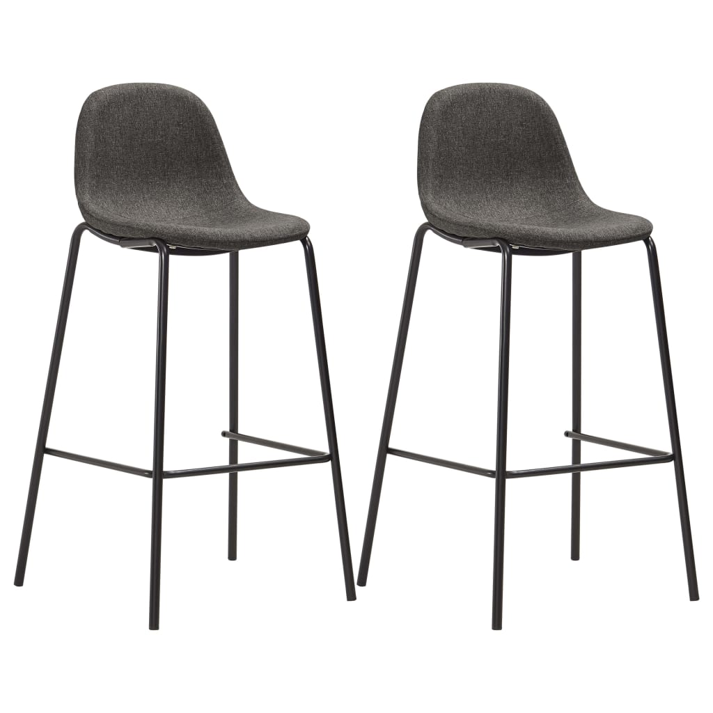 3-delige Barset stof donkergrijs is nu te koop bij PeponiXL, paradijselijk wonen!