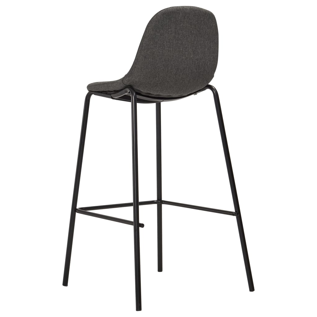 5-delige Barset stof donkergrijs is nu te koop bij PeponiXL, paradijselijk wonen!
