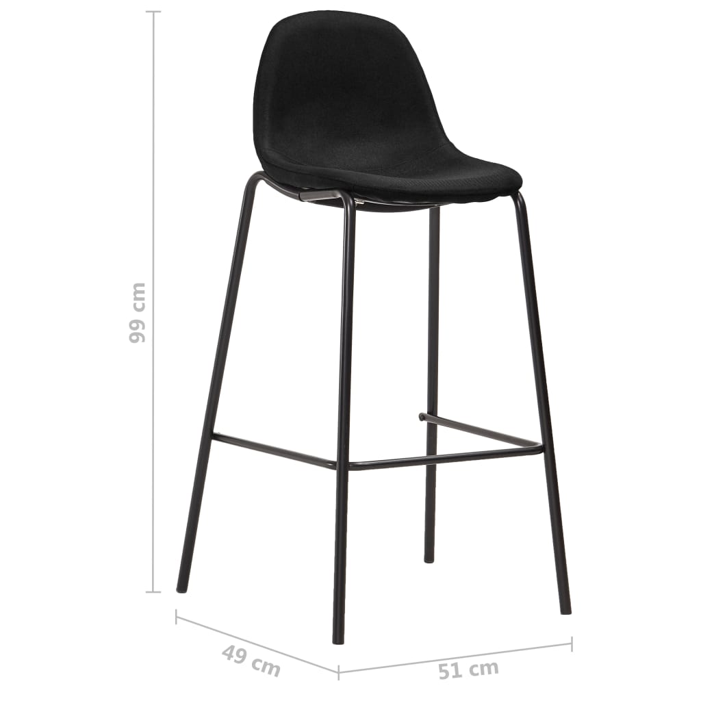 3-delige Barset stof zwart is nu te koop bij PeponiXL, paradijselijk wonen!