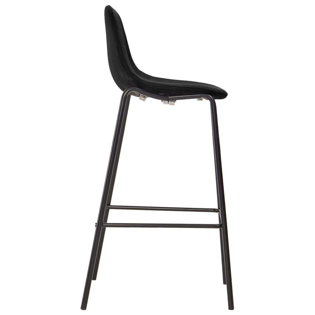 3-delige Barset stof zwart is nu te koop bij PeponiXL, paradijselijk wonen!