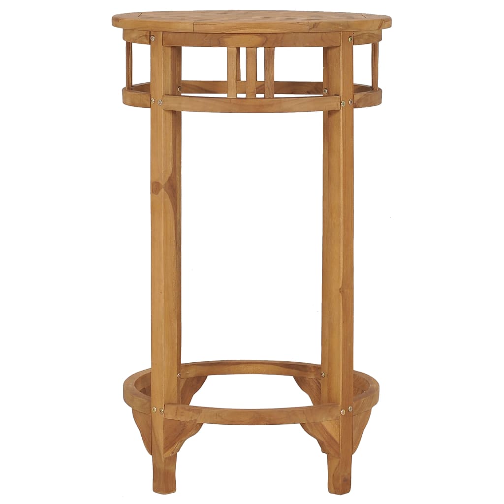 Bartafel Ø60 cm massief teakhout is nu te koop bij PeponiXL, paradijselijk wonen!