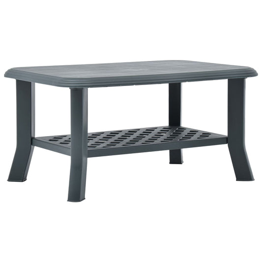 Salontafel 90x60x46 cm kunststof groen is nu te koop bij PeponiXL, paradijselijk wonen!