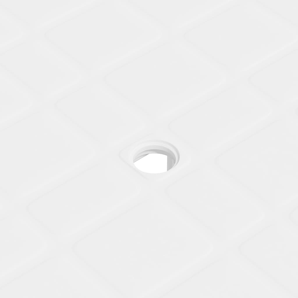 Tuintafel 80x75x72 cm kunststof wit is nu te koop bij PeponiXL, paradijselijk wonen!