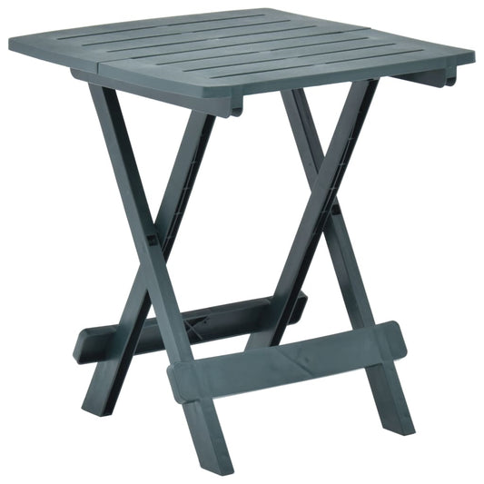 Tuintafel inklapbaar 45x43x50 cm kunststof groen is nu te koop bij PeponiXL, paradijselijk wonen!