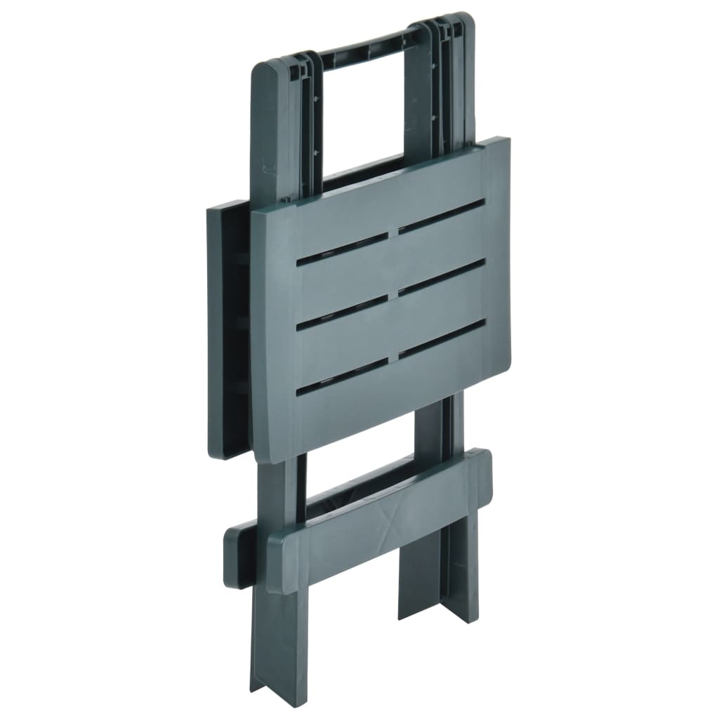 Tuintafel inklapbaar 45x43x50 cm kunststof groen is nu te koop bij PeponiXL, paradijselijk wonen!