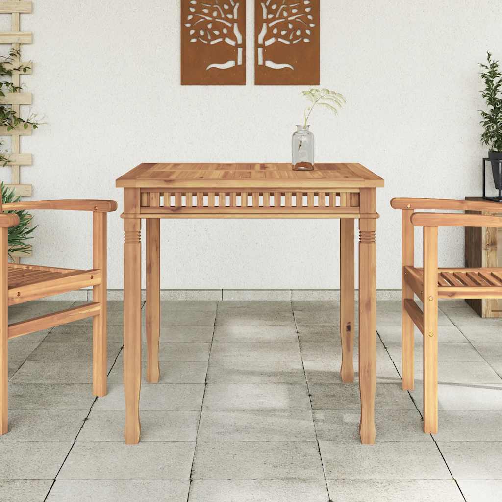 Tuintafel 80x80x80 cm massief teakhout is nu te koop bij PeponiXL, paradijselijk wonen!