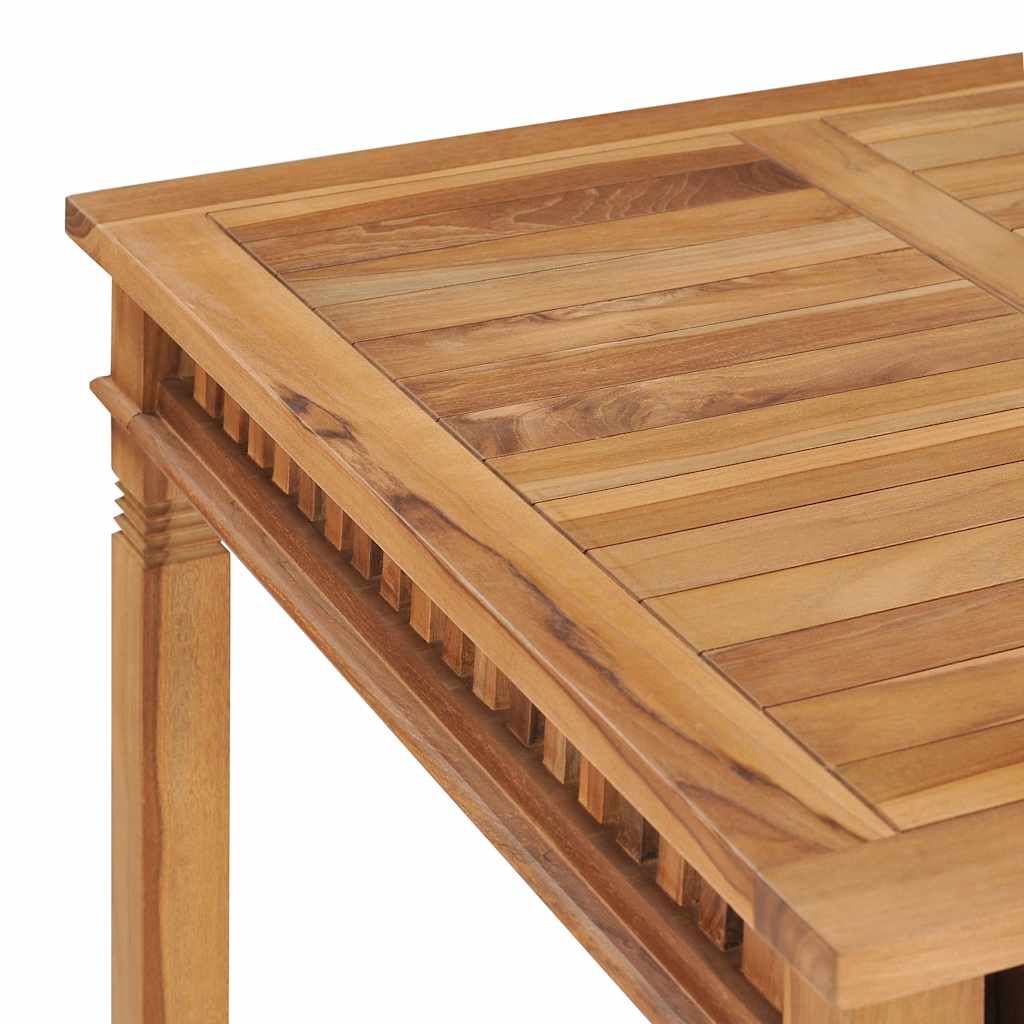 Tuintafel 80x80x80 cm massief teakhout is nu te koop bij PeponiXL, paradijselijk wonen!
