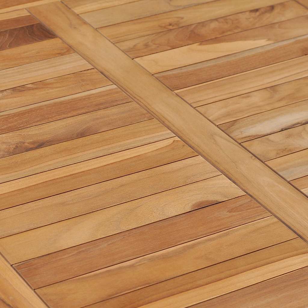 Tuintafel 80x80x80 cm massief teakhout is nu te koop bij PeponiXL, paradijselijk wonen!