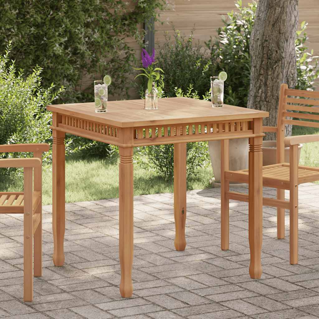 Tuintafel 80x80x80 cm massief teakhout is nu te koop bij PeponiXL, paradijselijk wonen!