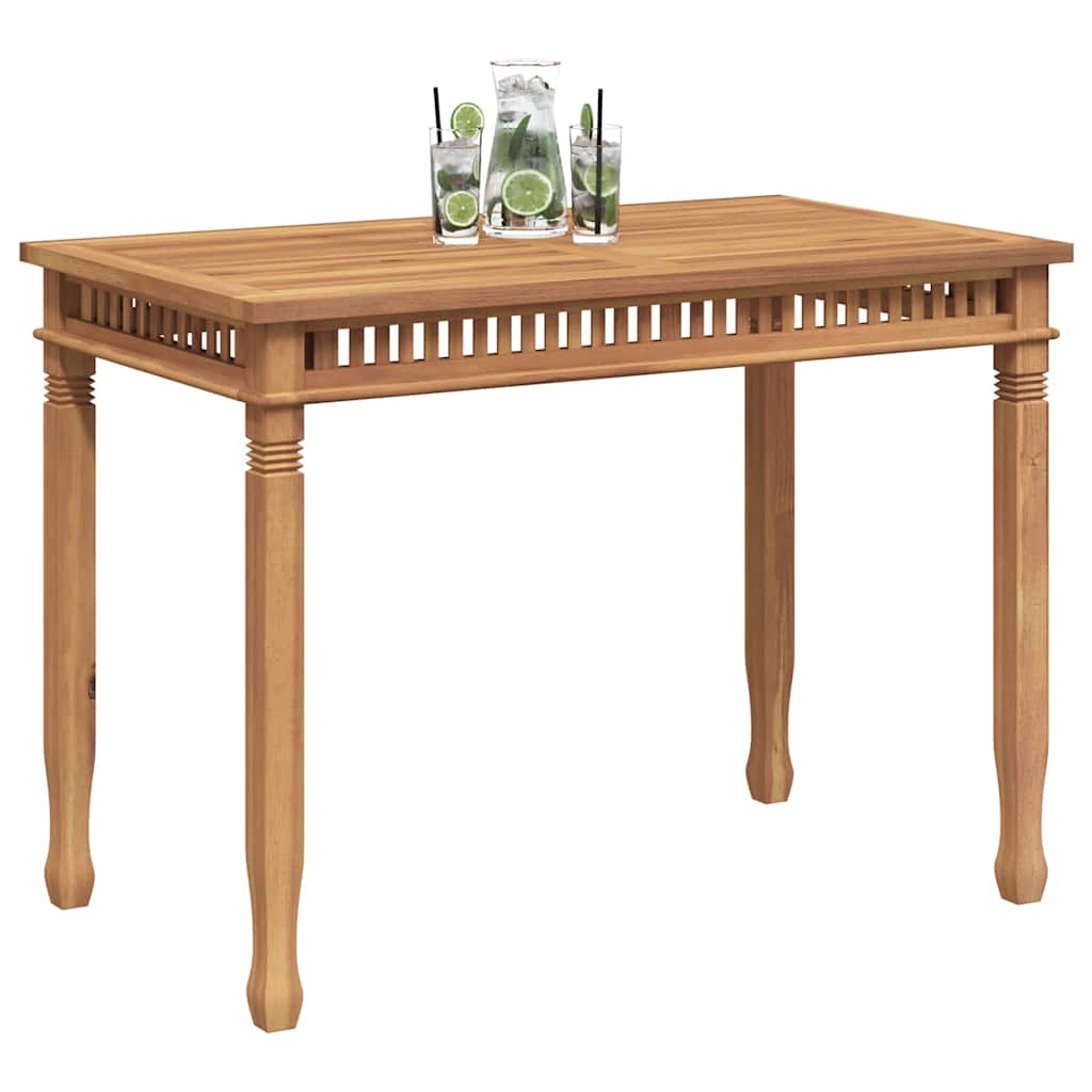 Tuintafel 120x65x80 cm massief teakhout is nu te koop bij PeponiXL, paradijselijk wonen!